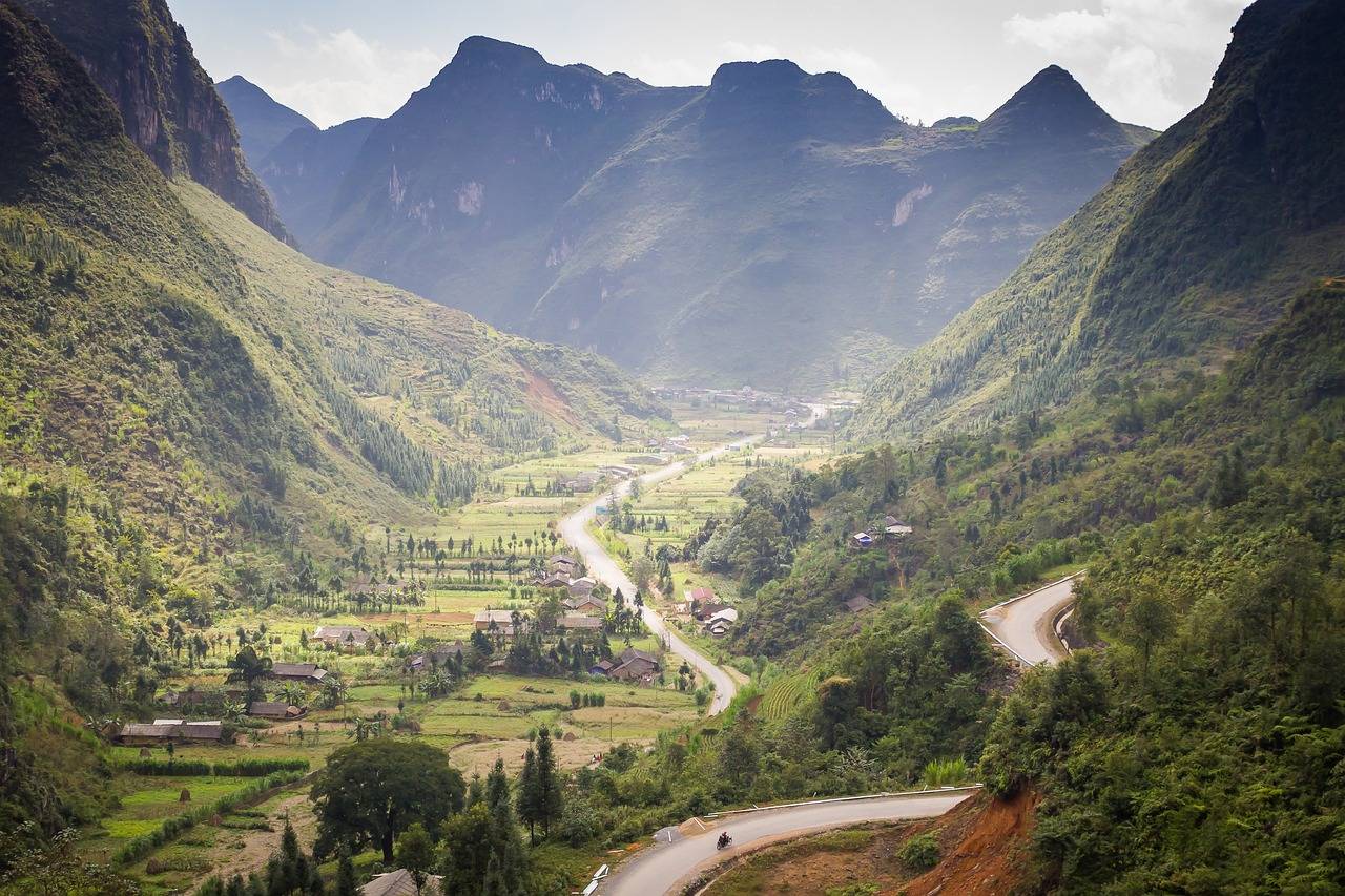 vietnam, mountains, valley