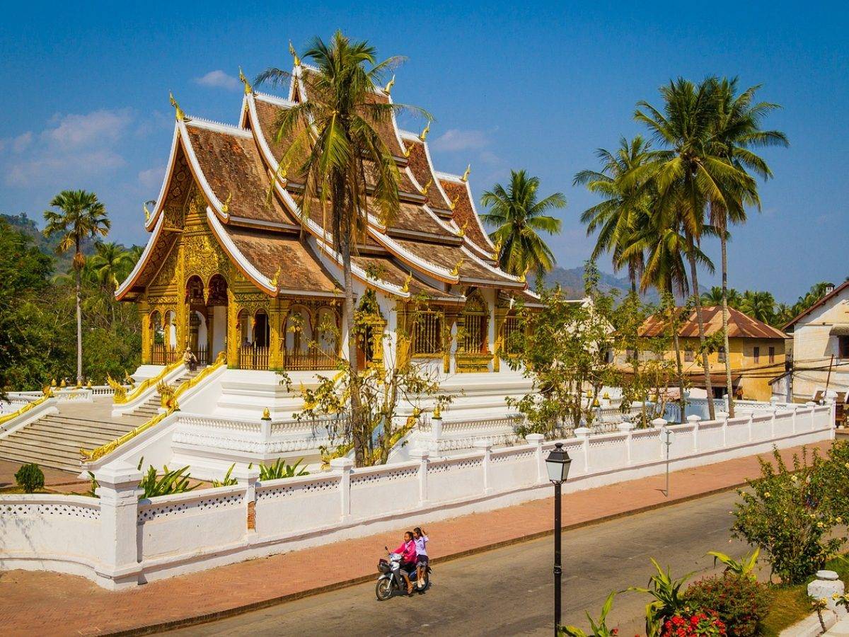 luang prabang, temple in luang, luang