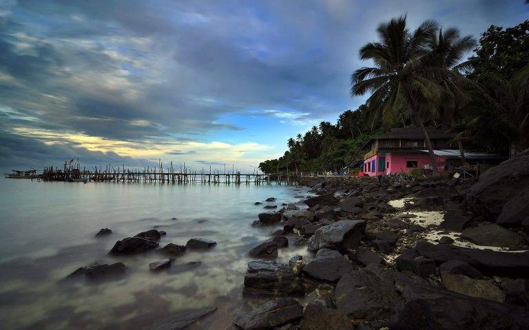 nature, suset, malaysia